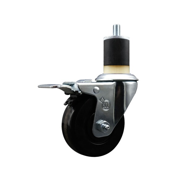 3-1/2'' Phenolic Swivel 1-7/8'' Expanding Stem Caster Total Lock Brake
